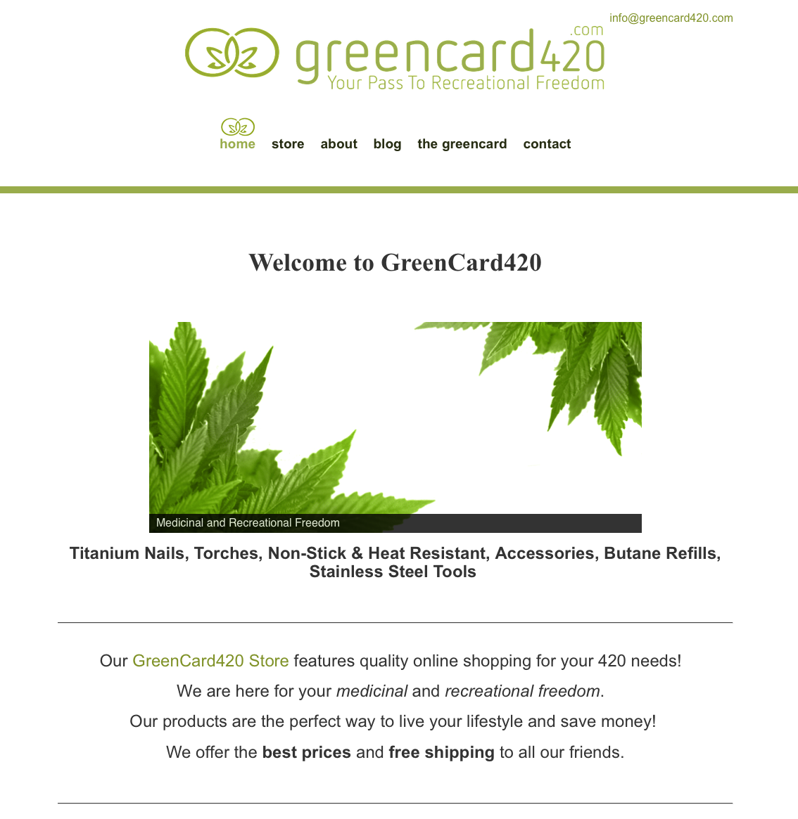 Greencard_420_website_design_bozeman_montana