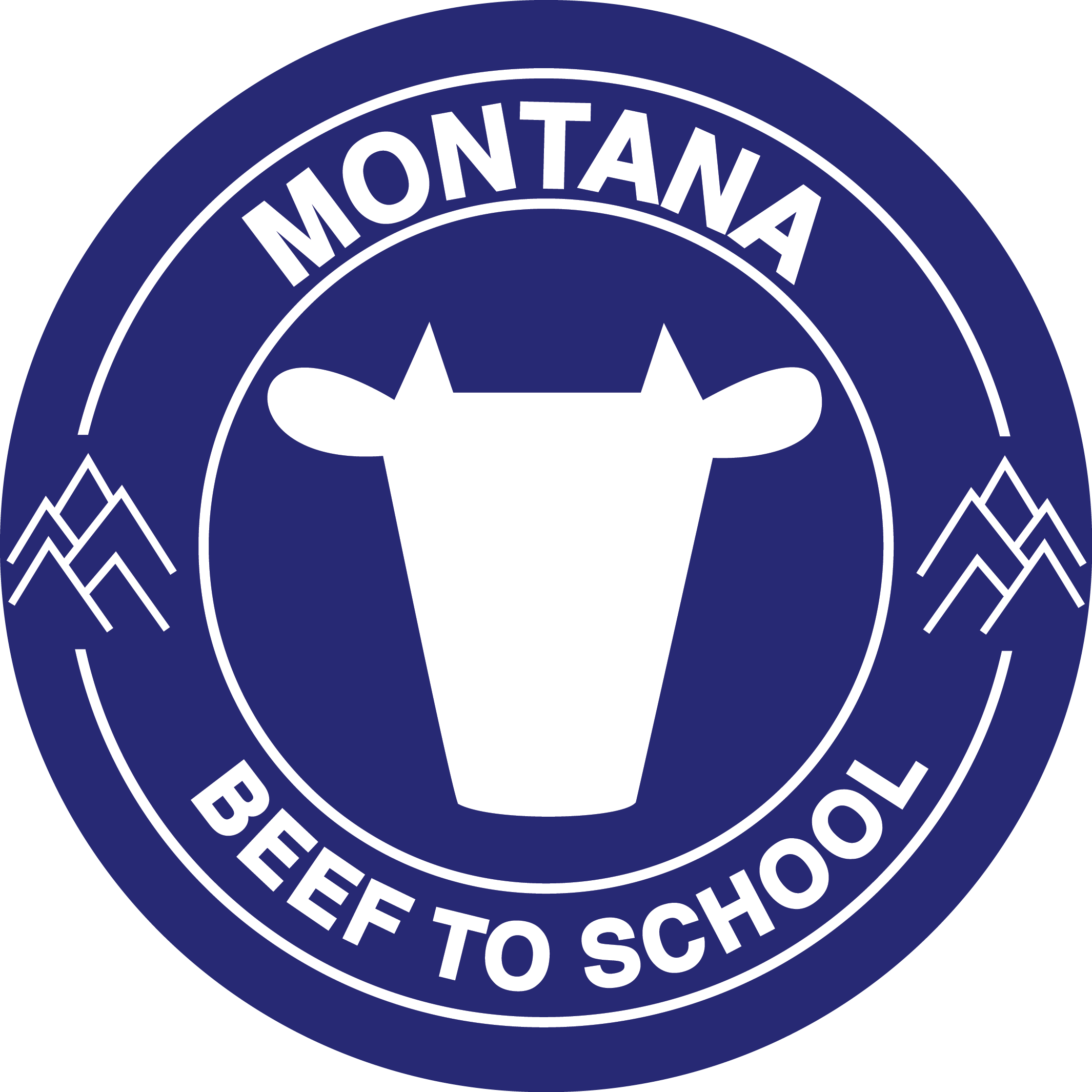 montana Beef to school logo design