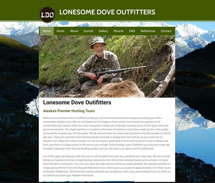 custom-wordpress-website-update-for-alaska-hunting-guide
