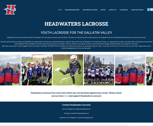 hwlax_website_design